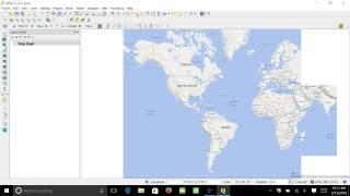 Qgis, loading a base map with the open layers plugin