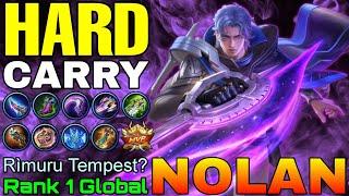 Hard Carry Nolan The Voidwalker - Top 1 Global Nolan by Rìmuru Tempest? - Mobile Legends