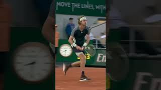 What on earth was Andrey Rublev doing here??!! 