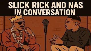 Slick Rick talks to Nas about VICTORY,  jewelry, Clarks , favorite movies, NYC nightclubs & more