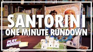 Santorini - ONE MINUTE BOARD GAME RUNDOWN