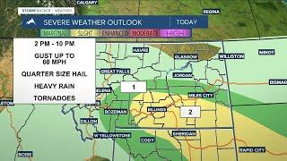 Q2 Billings Area Weather: Strong to severe storms possible again on Monday