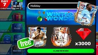 Free 105 OVR Holiday Gift Redeem Code & Final Day of Trophy Titans FC MOBILE 25