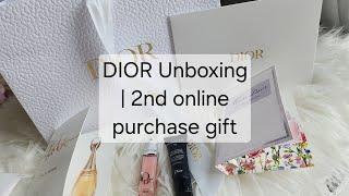 DIOR Beauty Unboxing | 2nd Online Purchase | Free Gift with Purchase + Samples