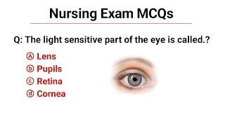 Nursing exam MCQs | nursing exams questions and answers | bsc nursing exam mcq