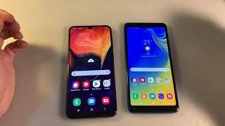 Samsung Galaxy A50 vs Galaxy A7 2018