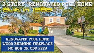 2 Story Pool Home Renovated - North Jacksonville, FL - Under $300k - 3 Beds, 2.5 Baths, 1,770SqFt