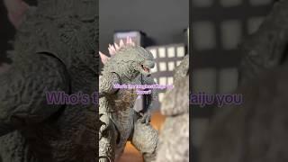 Who is the tougher kaiju?  #godzillaactionfigures #comedy #teentitansgo ￼