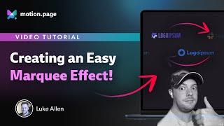 Create a Super Simple yet Effective Marquee with Motion.page - WordPress 