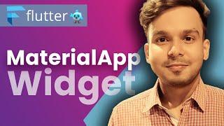 MaterialApp Widget in Flutter | #101 | Hindi