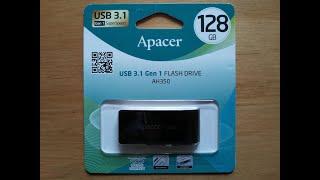 Обзор флешки Apacer AH350 128GB USB 3.0 из Rozetka