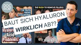 Baut sich HYALURON FILLER wirklich ab?? Dr. Rolf Bartsch