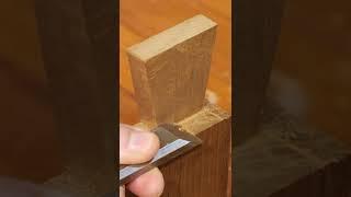 Amazing Dovetail Half-Lap Joint | Woodworking | ASMR #shorts