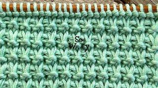 How to knit the amazing Garter Slip Stitch (4 rows - no purling!) -English & Continental -So Woolly