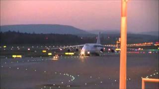 ADB Antonov-124 UR-82007 at ZRH ( great sound )