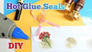 DIY Hot Glue Seals/Wax seals for Envelopes and Gifts Decorations