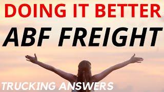 Trucking Company Doing it Better ABF Freight