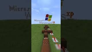 Windows Xp in Minecraft! #minecraft #windowsxp #noteblock #shutdown #shutup