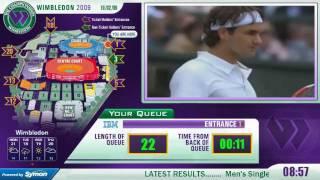 Wimbledon Digital Signage demo created by Symon Dacon