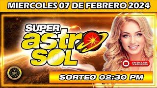 Resultado de SUPER ASTRO SOL del MIÉRCOLES 07 de febrero del 2024 #superastro #astrosol