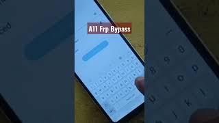 Samsung A11 Frp bypass #short