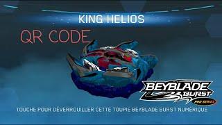 KING HELIOS PRO SERIES QR CODE BEYBLADE BURST PRO SERIES APP UPDATE 11.1