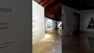 Tour of the Montenegro pavilion at the 2024 Venice Biennale  Darja Bajagić #art