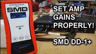 How to set Amplifier Gains the right way - the New SMD DD-1 + (Distortion Detector PLUS)