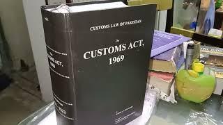 Customs Act 1969 with commentary and amendments by Tariq Najeeb 4075/5000 Whatsapp 03014398492