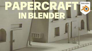 Paper Models with Blender Geometry Nodes