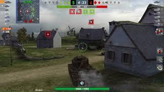 WoT Blitz. КВ-4 против Т-54 облегчённого, или почему не стоит ездить в снайперском режиме!