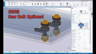 Tekla Structures 2023 - New Options for Holes and Slots