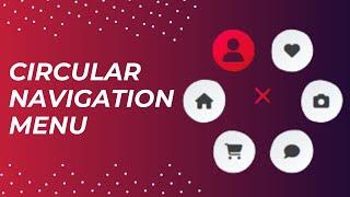 Responsive Circular Navigation menu