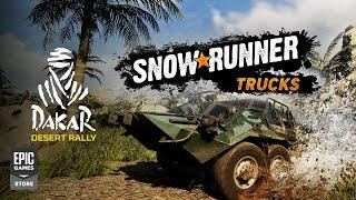 Dakar Desert Rally - SnowRunner Trucks DLC Trailer