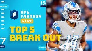 Top 5 BREAK OUT Players on the Rise! | NFL Fantasy Live