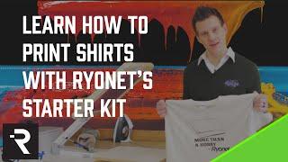 Ryonet's Screen Printing Starter Kit DVD Learn How-to Print T-shirts