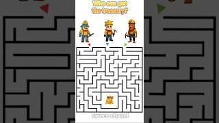 Maze 4 l Can you find out who gets the treasury? #memes #quiztime #colors
