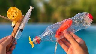 How to Make a Submarine with Balloon and Electric Generator from Plastic Bottle - Remote Controlled