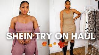 HUGE SHEIN AUTUMN / FALL CLOTHING TRY ON HAUL! DRESSES | QUEENTESHNA