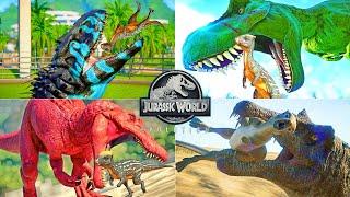 HOMALOCEPHALE Hunting Animations of All Carnivore Dinosaurs - Jurassic World Evolution