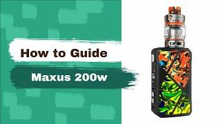 Freemax Maxus 200w - How to use