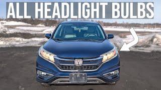 How to Replace Headlight Bulbs - Honda CR-V (2012-2016)