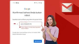 Nomor telepon ini tidak dapat digunakan untuk verifikasi | Kesalahan verifikasi akun Gmail