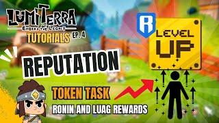 Lumiterra Tutorial 4: Reputation Level Paano pataasin?