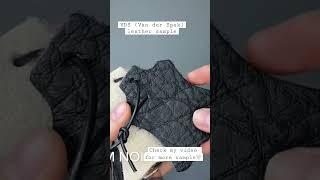 VDS 15 leather sample ;) Check out more sample on my video! #shorts #leathercraft #vds #planner