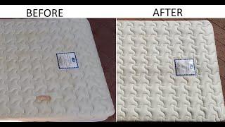 Cleaning a Stained Mattress With Common Household Products - Baking Soda and White Vinegar