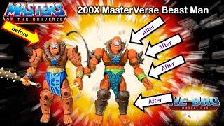 200X Beast Man made from Masterverse Figure - Masters of the Universe (Custom figure)