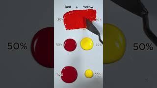 Mixing your favorite color #colortheory #colormixing #satisfying #relaxing #asmr