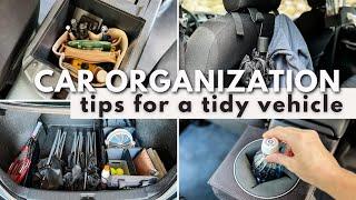 REALISTIC CAR ORGANIZATION IDEAS | 15 Organizers, Cleaning Tools, & Storage Tips For A Tidy Vehicle