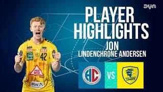 ‍️Jon Lindenchrone Andersen Highlights vs. HC Erlangen | DAIKIN HBL | Dyn Handball